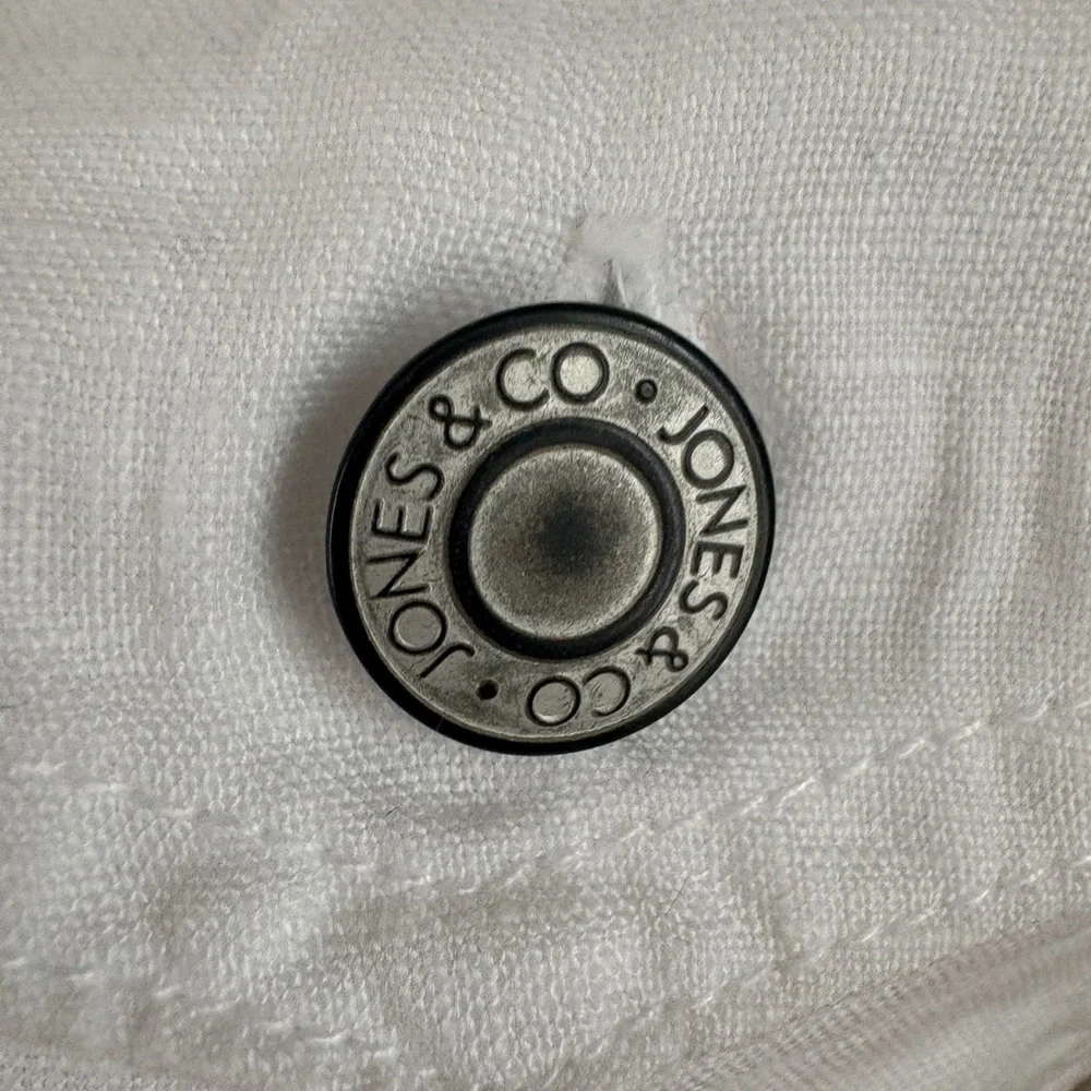 Jones New York Women's White Jean Jacket - Picture 6 of 7